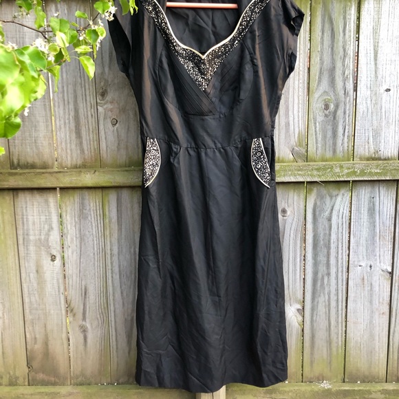 Hand-Made plus size Vintage Dress (1960s) - Picture 2 of 6